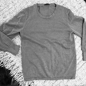 Theory ‘KENSLY’ Cashwool Top - Silver